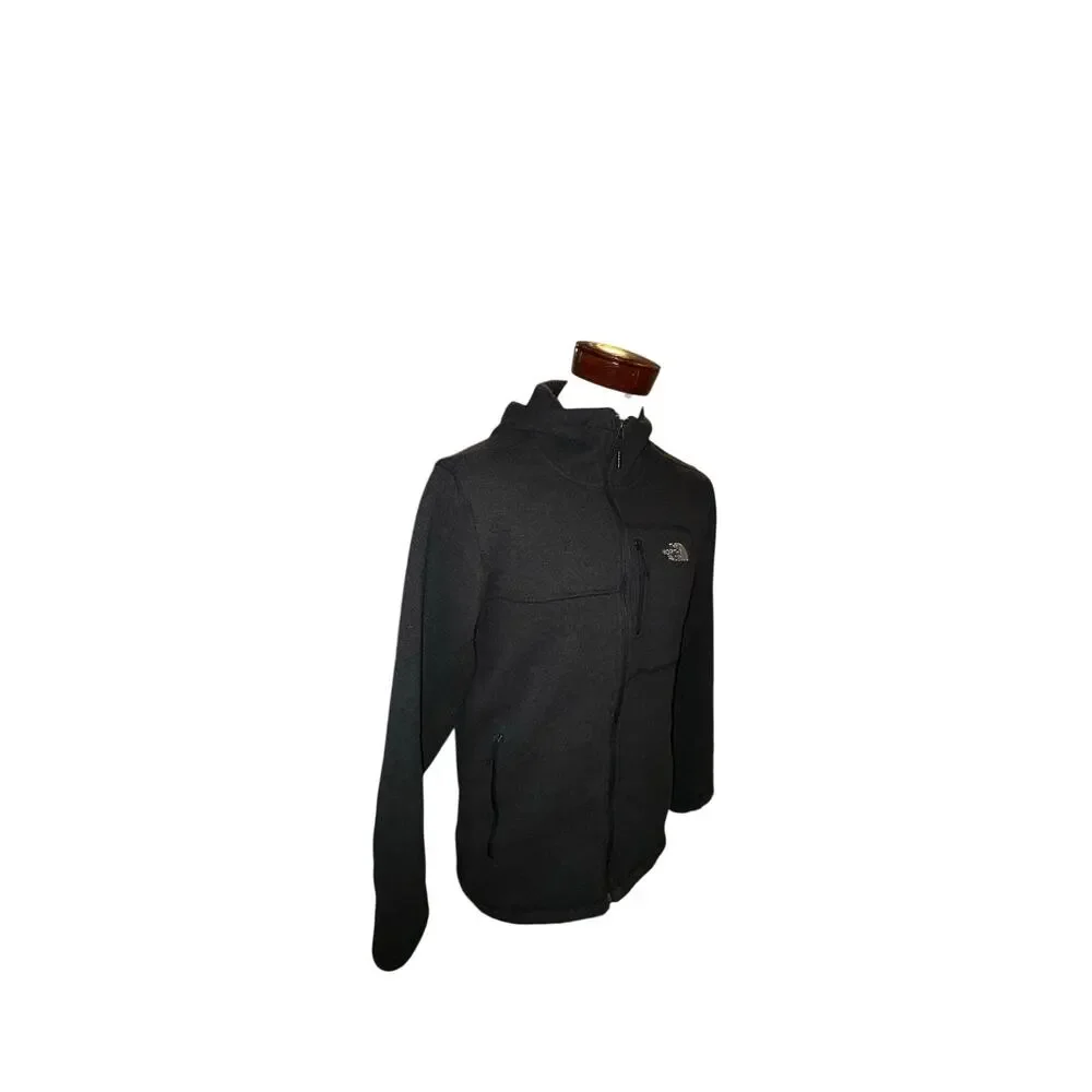 The North Face Men’s Black Zip Up Fleece Jacket Large Full‎ Zip